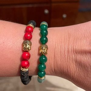 Handmade beaded bracelets